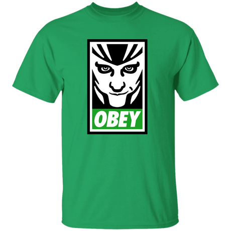 T-Shirts Irish Green / YXS Loki Obey Youth T-Shirt