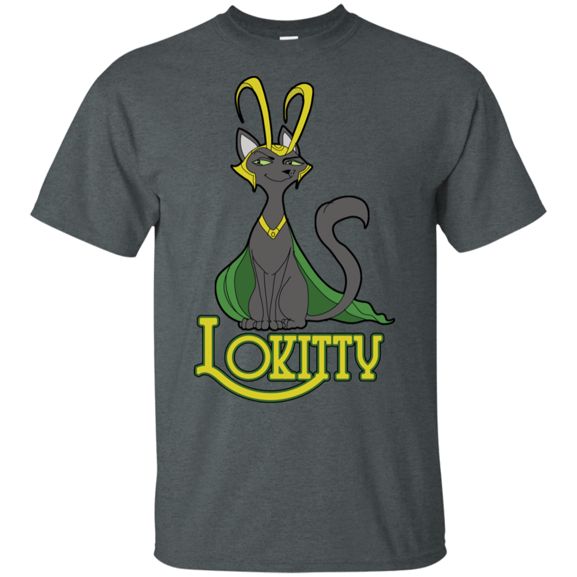 T-Shirts Dark Heather / S Lokitty T-Shirt