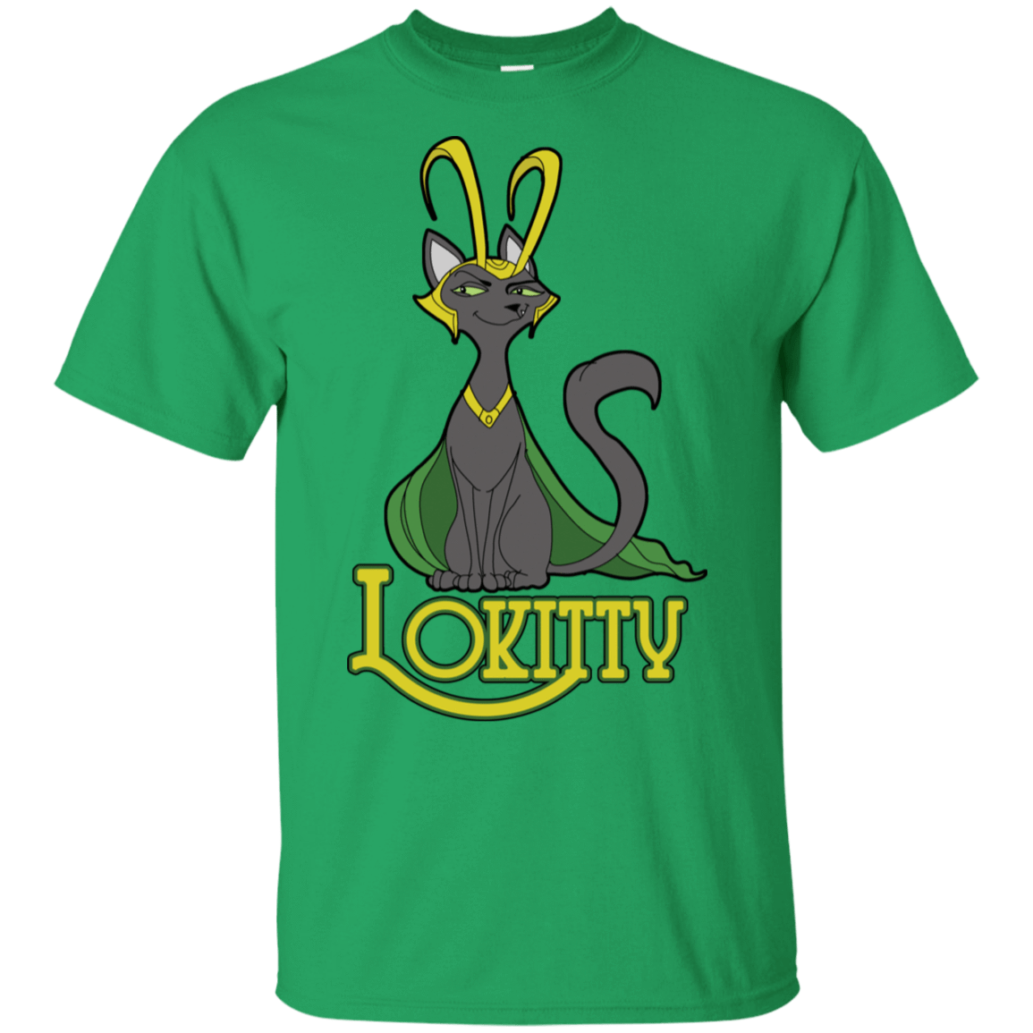 T-Shirts Irish Green / S Lokitty T-Shirt