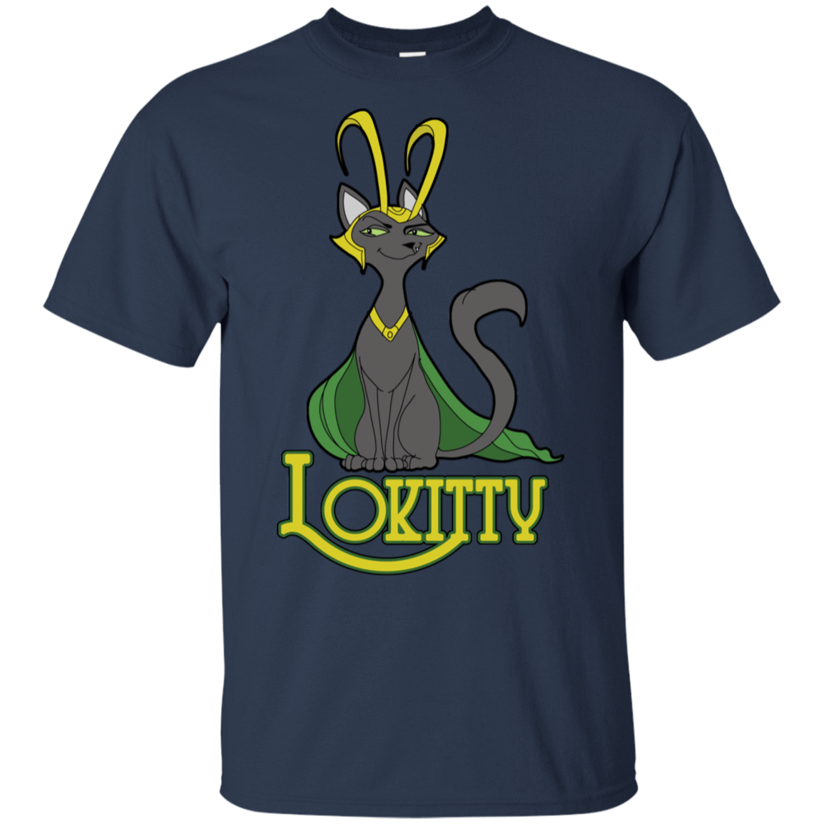 T-Shirts Navy / S Lokitty T-Shirt