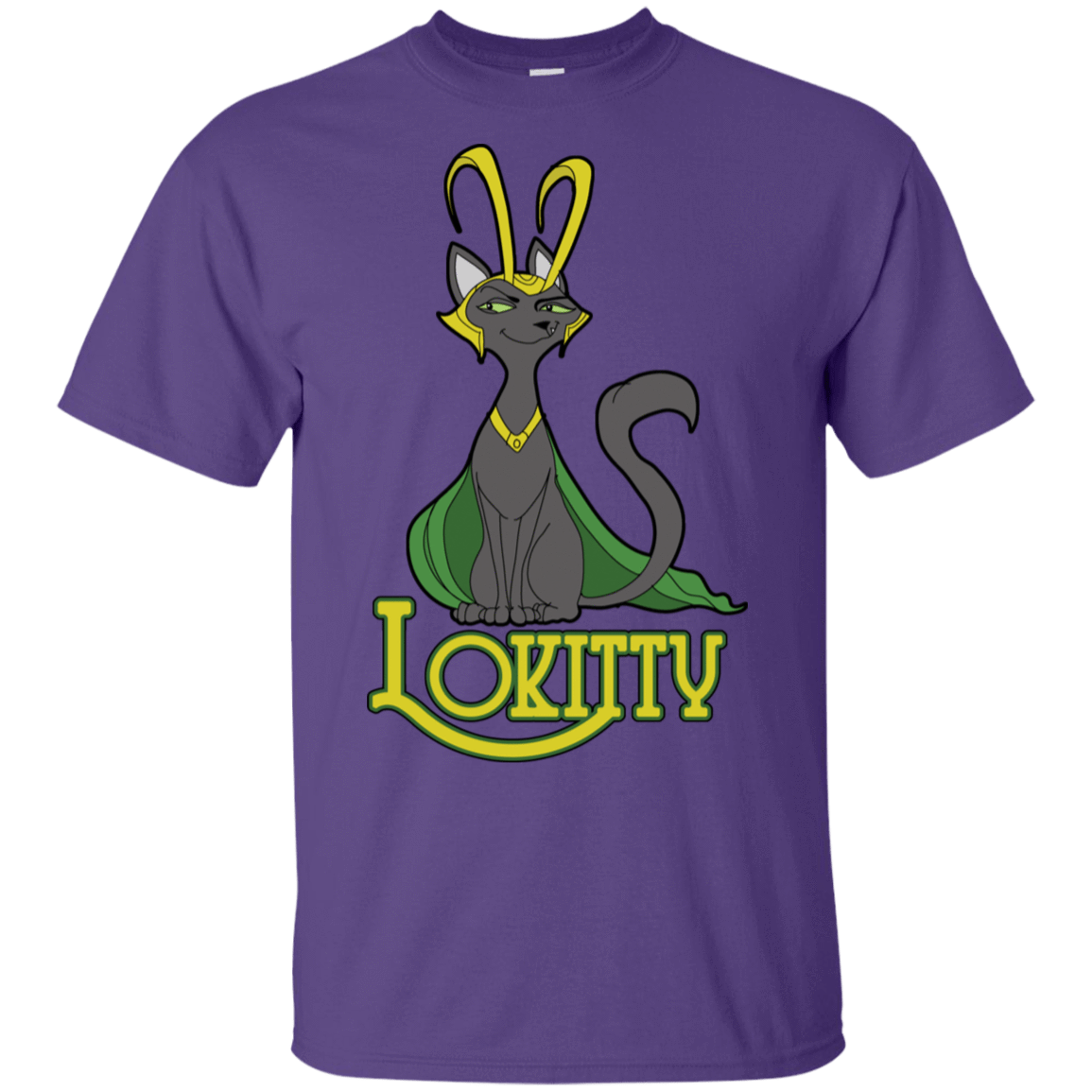 T-Shirts Purple / S Lokitty T-Shirt
