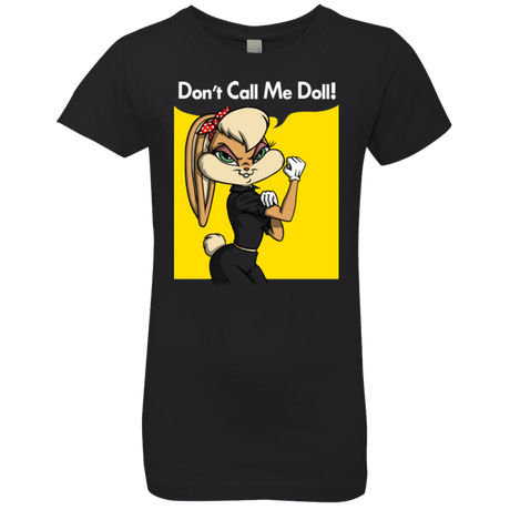 T-Shirts Black / YXS Lola Dont Call me Doll Girls Premium T-Shirt
