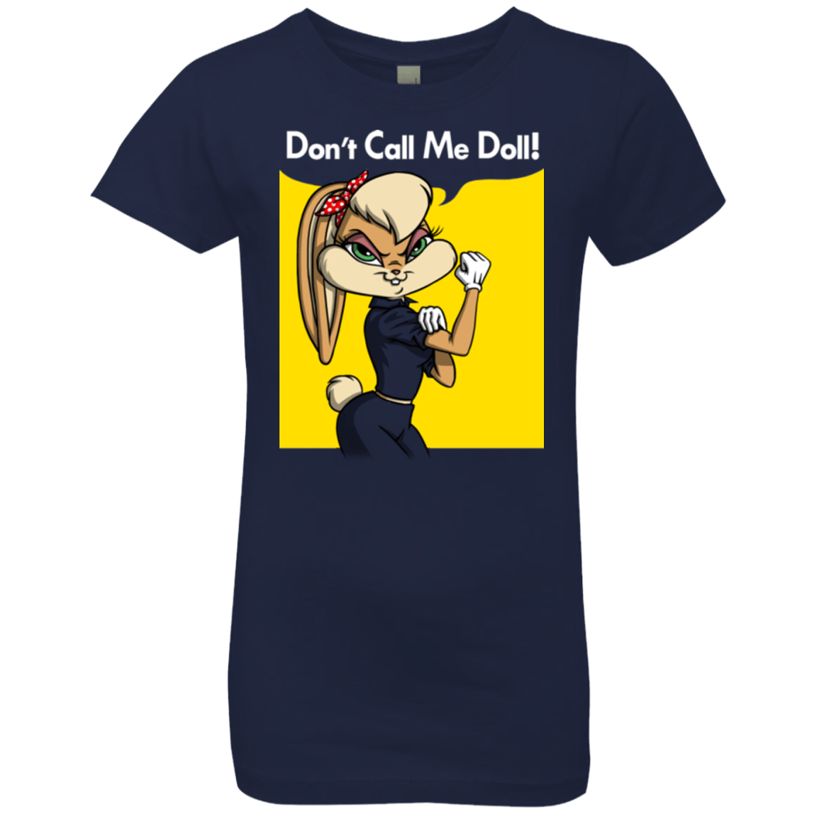 T-Shirts Midnight Navy / YXS Lola Dont Call me Doll Girls Premium T-Shirt