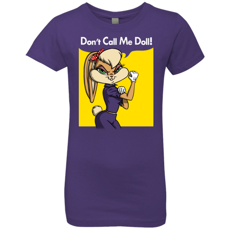 T-Shirts Purple Rush / YXS Lola Dont Call me Doll Girls Premium T-Shirt