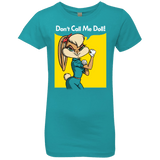 T-Shirts Tahiti Blue / YXS Lola Dont Call me Doll Girls Premium T-Shirt