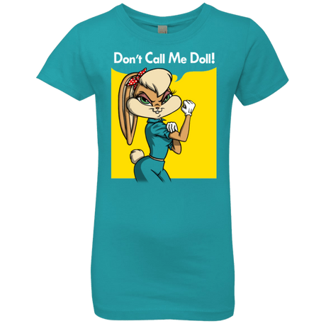 T-Shirts Tahiti Blue / YXS Lola Dont Call me Doll Girls Premium T-Shirt