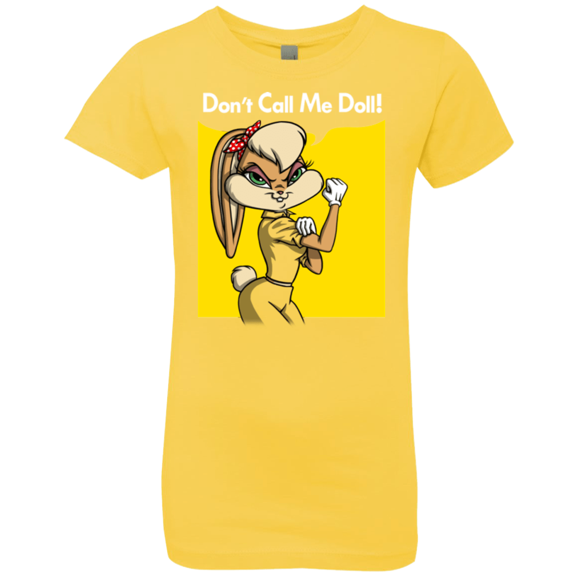 T-Shirts Vibrant Yellow / YXS Lola Dont Call me Doll Girls Premium T-Shirt