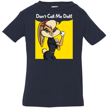 T-Shirts Navy / 6 Months Lola Dont Call me Doll Infant Premium T-Shirt