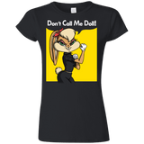 T-Shirts Black / S Lola Dont Call me Doll Junior Slimmer-Fit T-Shirt