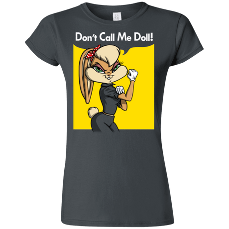 T-Shirts Charcoal / S Lola Dont Call me Doll Junior Slimmer-Fit T-Shirt