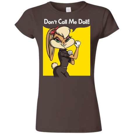 T-Shirts Dark Chocolate / S Lola Dont Call me Doll Junior Slimmer-Fit T-Shirt