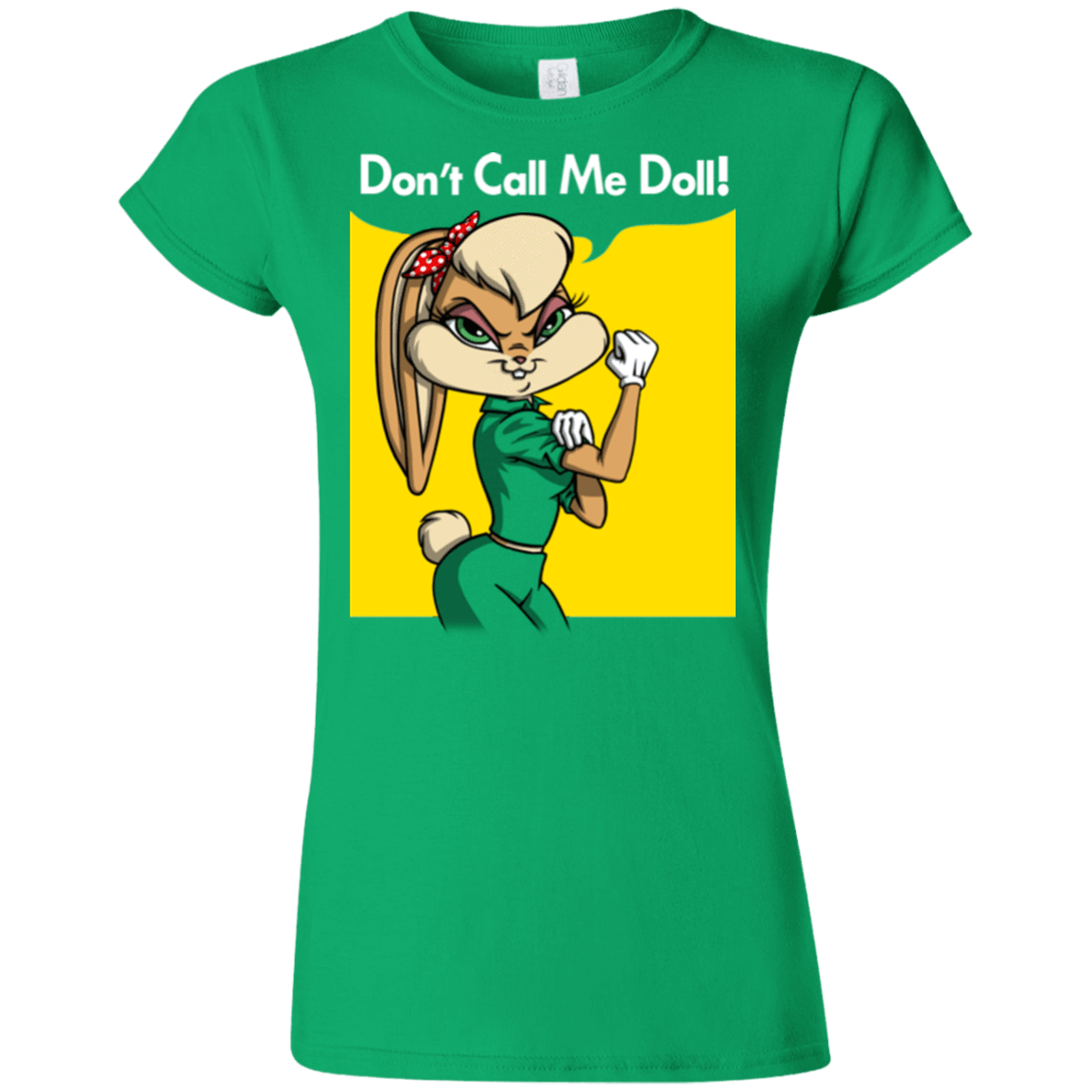 T-Shirts Irish Green / S Lola Dont Call me Doll Junior Slimmer-Fit T-Shirt