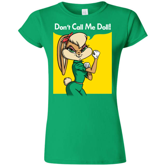 T-Shirts Irish Green / S Lola Dont Call me Doll Junior Slimmer-Fit T-Shirt