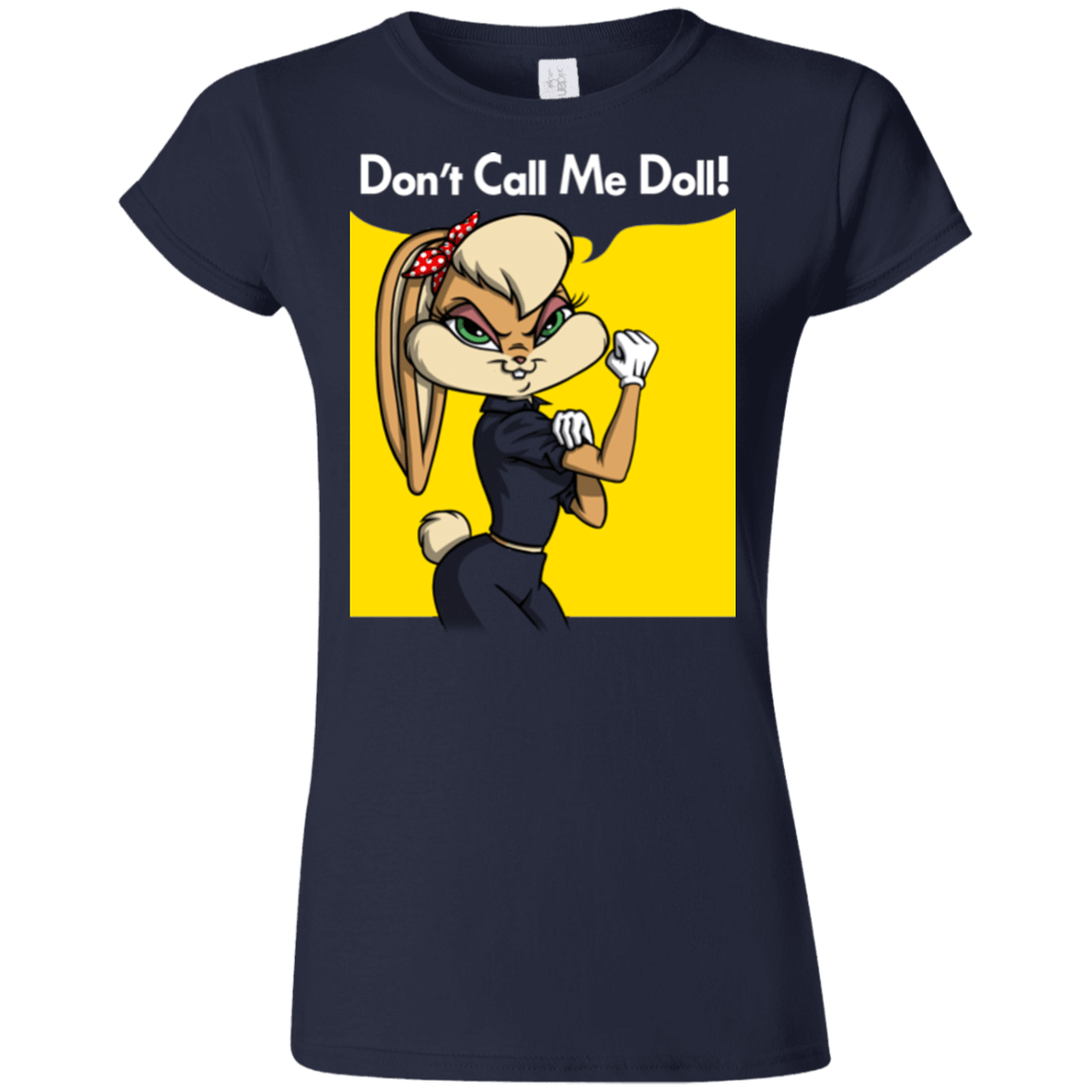 T-Shirts Navy / S Lola Dont Call me Doll Junior Slimmer-Fit T-Shirt