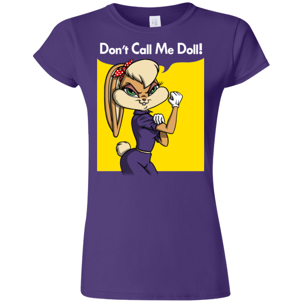 T-Shirts Purple / S Lola Dont Call me Doll Junior Slimmer-Fit T-Shirt