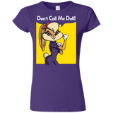 T-Shirts Purple / S Lola Dont Call me Doll Junior Slimmer-Fit T-Shirt