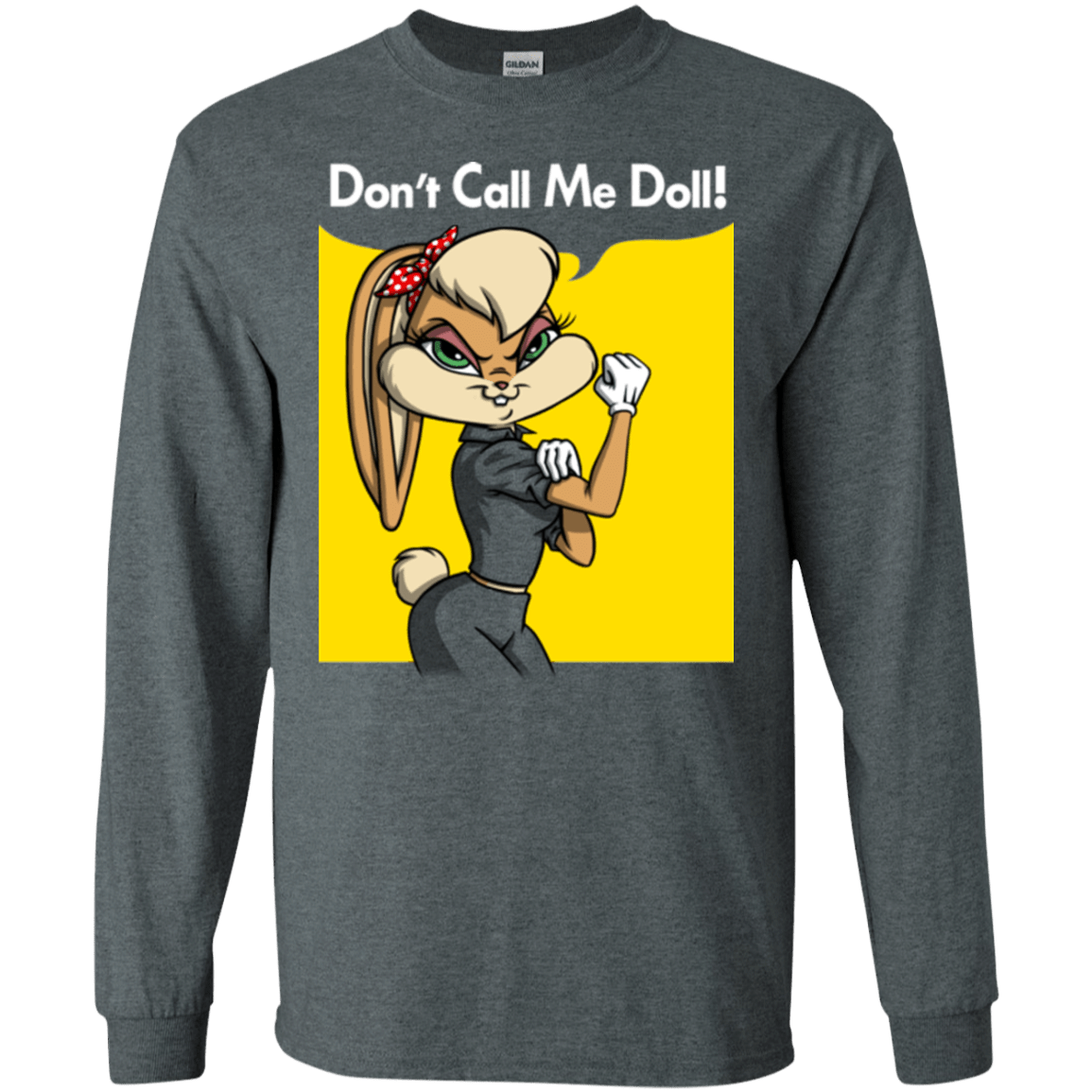 T-Shirts Dark Heather / S Lola Dont Call me Doll Men's Long Sleeve T-Shirt