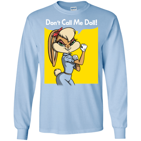 T-Shirts Light Blue / S Lola Dont Call me Doll Men's Long Sleeve T-Shirt