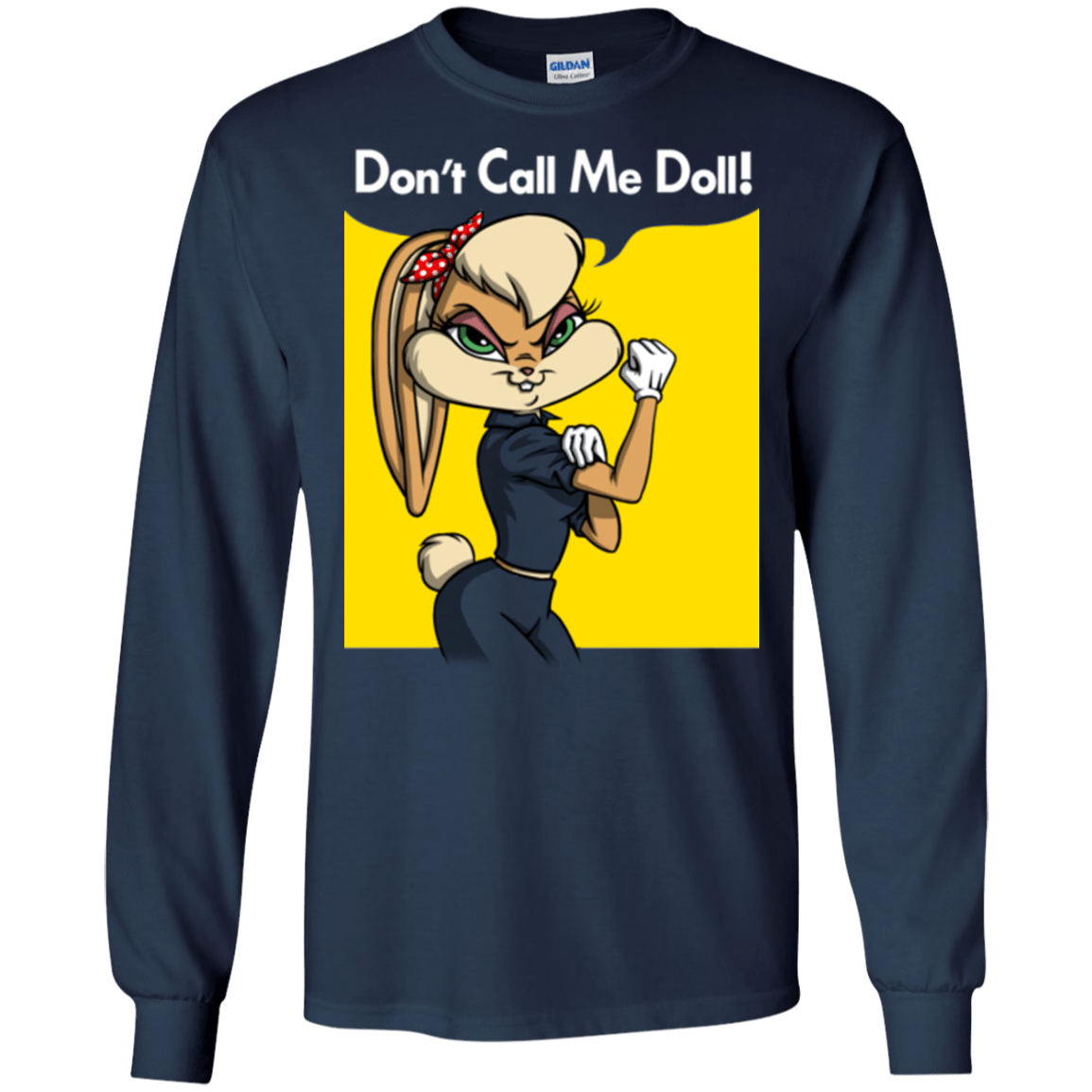 T-Shirts Navy / S Lola Dont Call me Doll Men's Long Sleeve T-Shirt