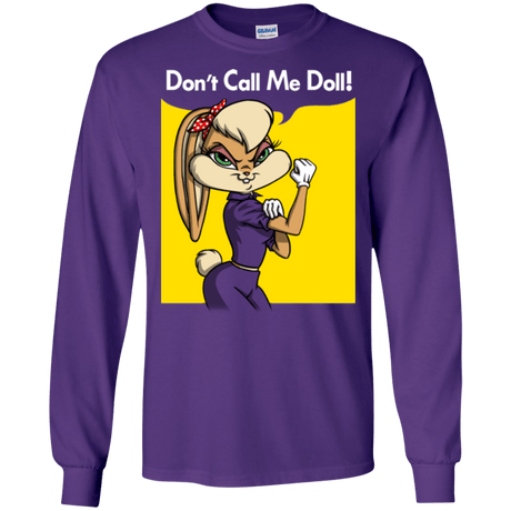 T-Shirts Purple / S Lola Dont Call me Doll Men's Long Sleeve T-Shirt