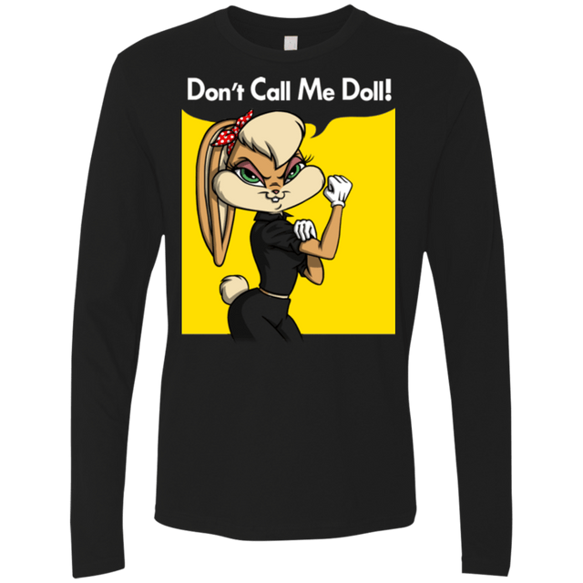 T-Shirts Black / S Lola Dont Call me Doll Men's Premium Long Sleeve