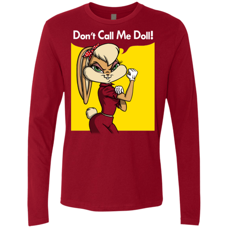 T-Shirts Cardinal / S Lola Dont Call me Doll Men's Premium Long Sleeve