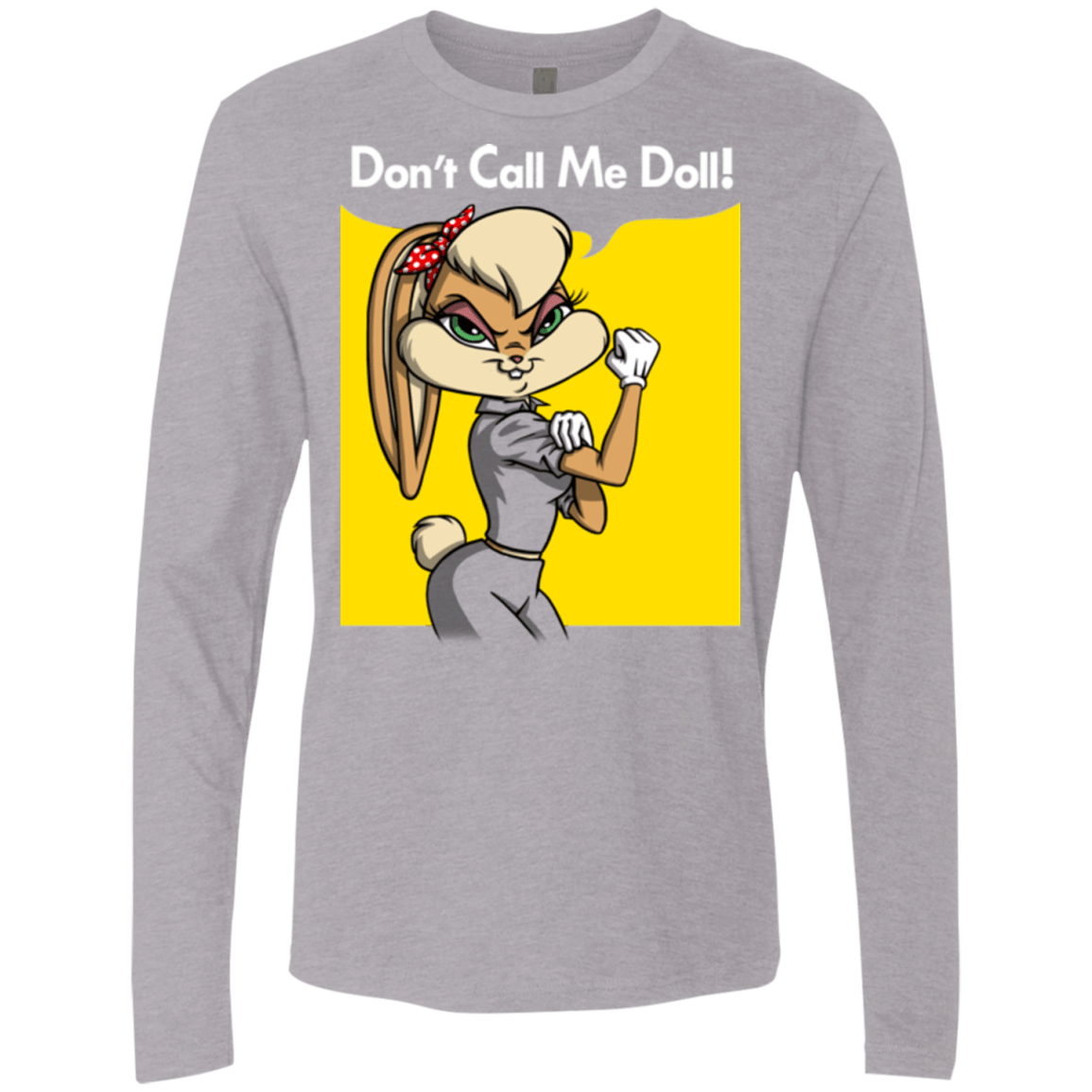 T-Shirts Heather Grey / S Lola Dont Call me Doll Men's Premium Long Sleeve