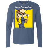 T-Shirts Indigo / S Lola Dont Call me Doll Men's Premium Long Sleeve