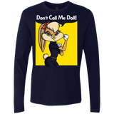 T-Shirts Midnight Navy / S Lola Dont Call me Doll Men's Premium Long Sleeve