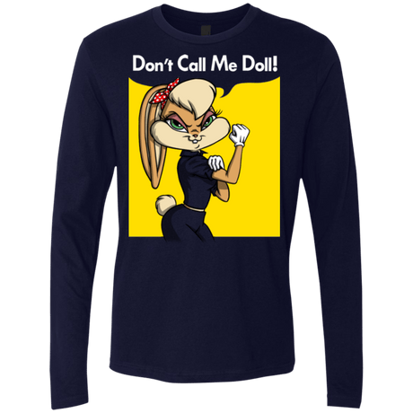 T-Shirts Midnight Navy / S Lola Dont Call me Doll Men's Premium Long Sleeve