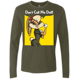 T-Shirts Military Green / S Lola Dont Call me Doll Men's Premium Long Sleeve