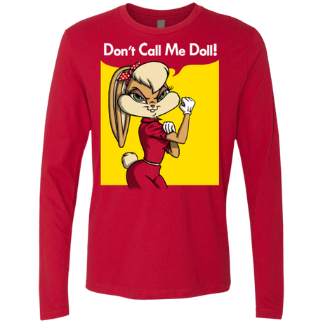T-Shirts Red / S Lola Dont Call me Doll Men's Premium Long Sleeve