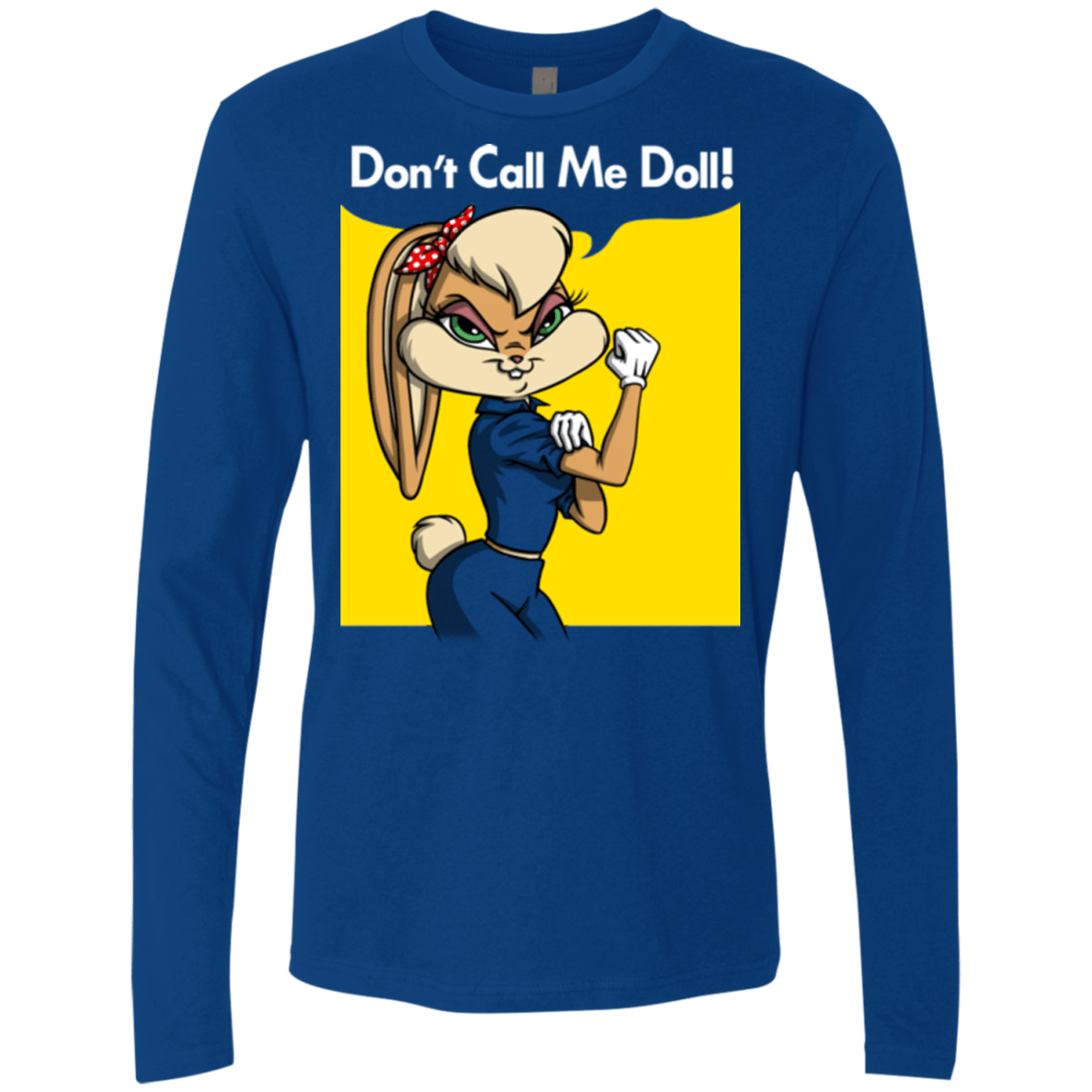 T-Shirts Royal / S Lola Dont Call me Doll Men's Premium Long Sleeve