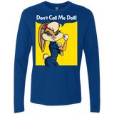 T-Shirts Royal / S Lola Dont Call me Doll Men's Premium Long Sleeve