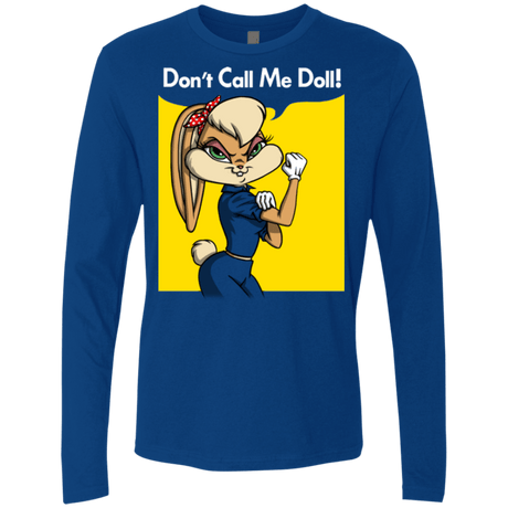 T-Shirts Royal / S Lola Dont Call me Doll Men's Premium Long Sleeve