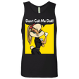 T-Shirts Black / S Lola Dont Call me Doll Men's Premium Tank Top