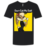 T-Shirts Black / X-Small Lola Dont Call me Doll Men's Premium V-Neck