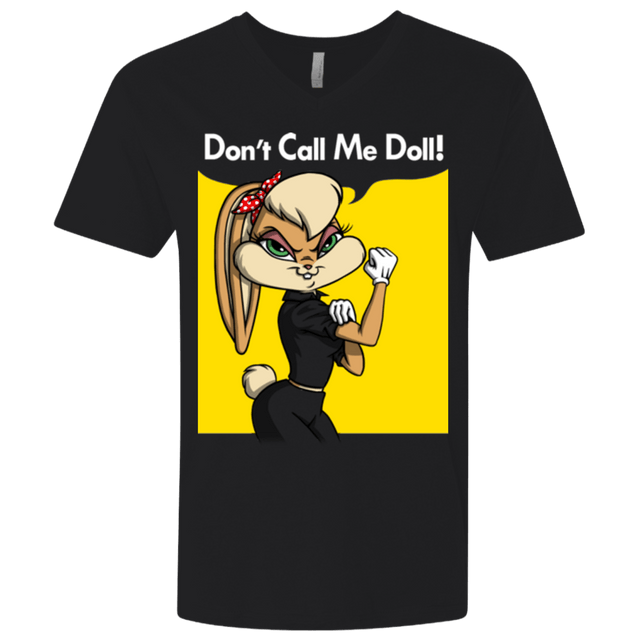 T-Shirts Black / X-Small Lola Dont Call me Doll Men's Premium V-Neck