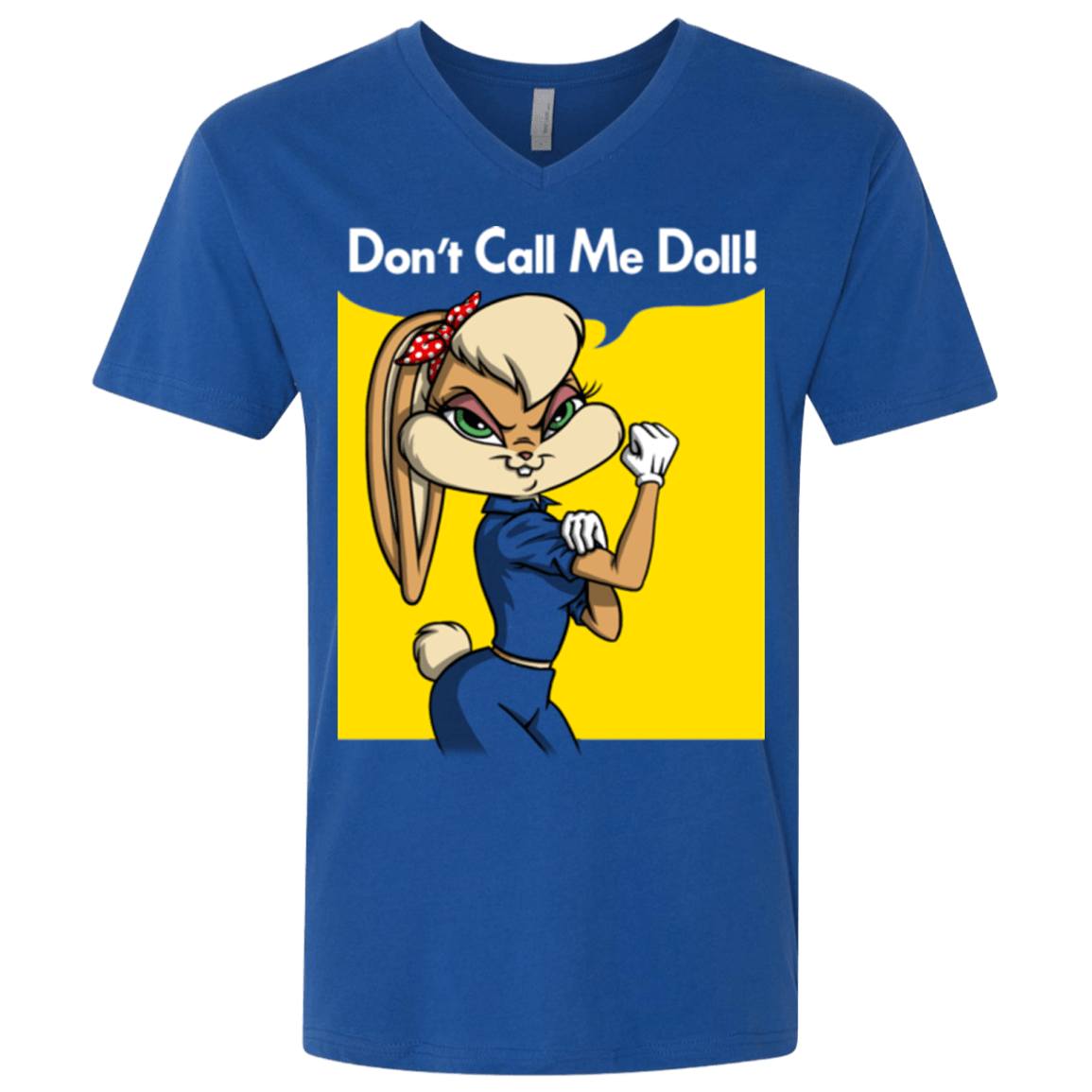 T-Shirts Royal / X-Small Lola Dont Call me Doll Men's Premium V-Neck