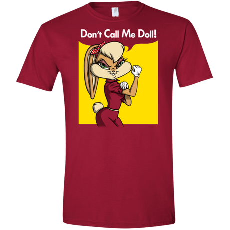 T-Shirts Cardinal Red / S Lola Dont Call me Doll Men's Semi-Fitted Softstyle