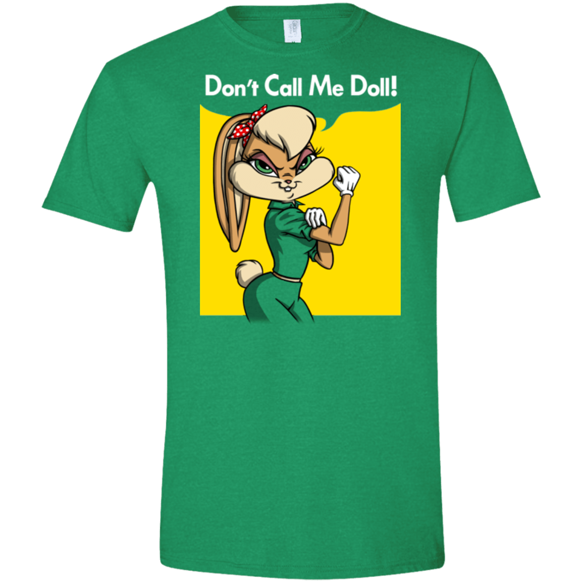 T-Shirts Heather Irish Green / S Lola Dont Call me Doll Men's Semi-Fitted Softstyle