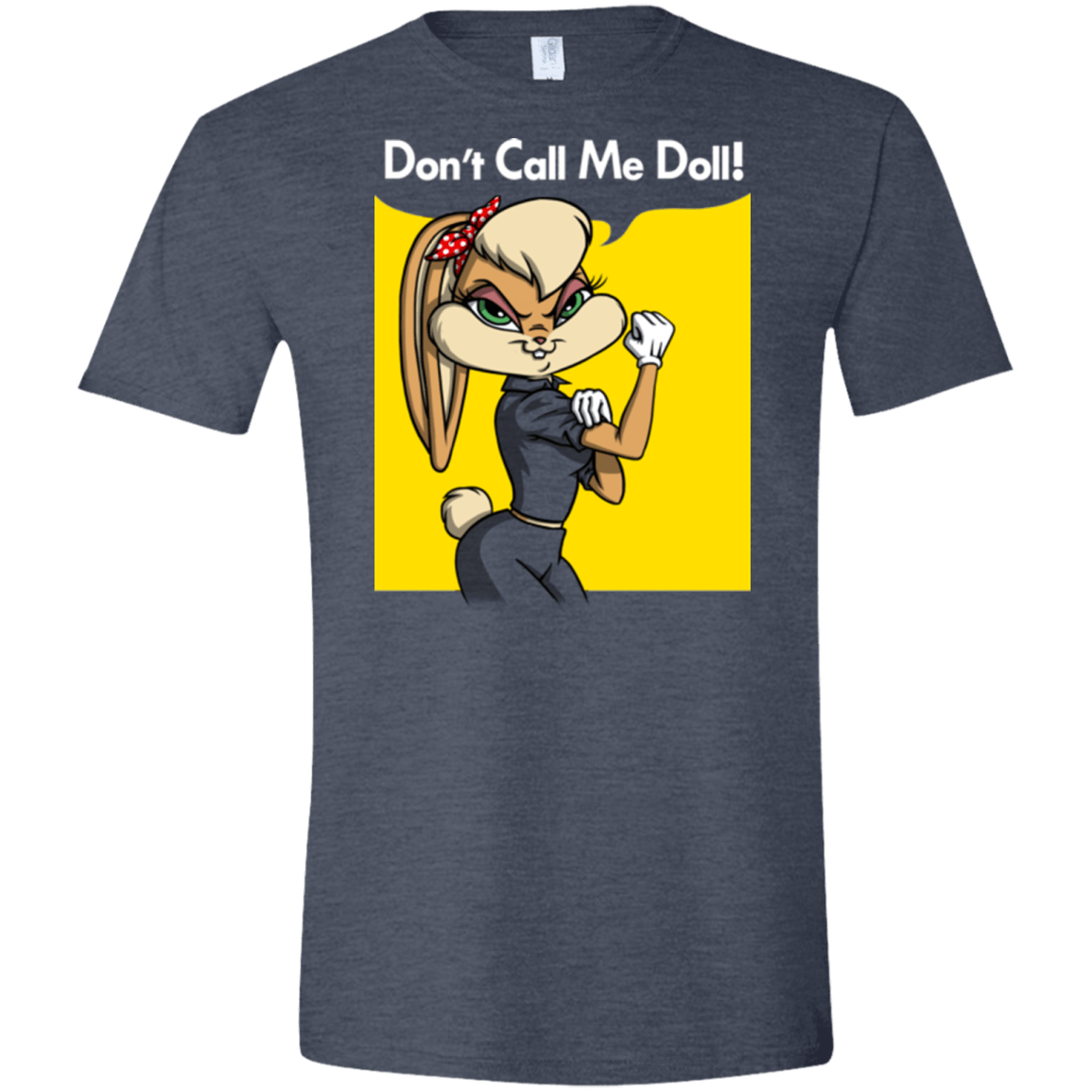T-Shirts Heather Navy / S Lola Dont Call me Doll Men's Semi-Fitted Softstyle