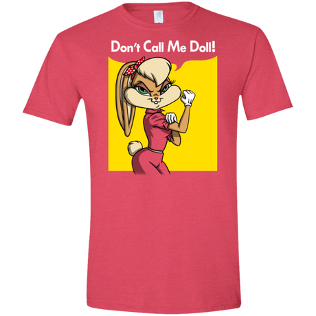 T-Shirts Heather Red / S Lola Dont Call me Doll Men's Semi-Fitted Softstyle
