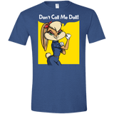 T-Shirts Heather Royal / X-Small Lola Dont Call me Doll Men's Semi-Fitted Softstyle