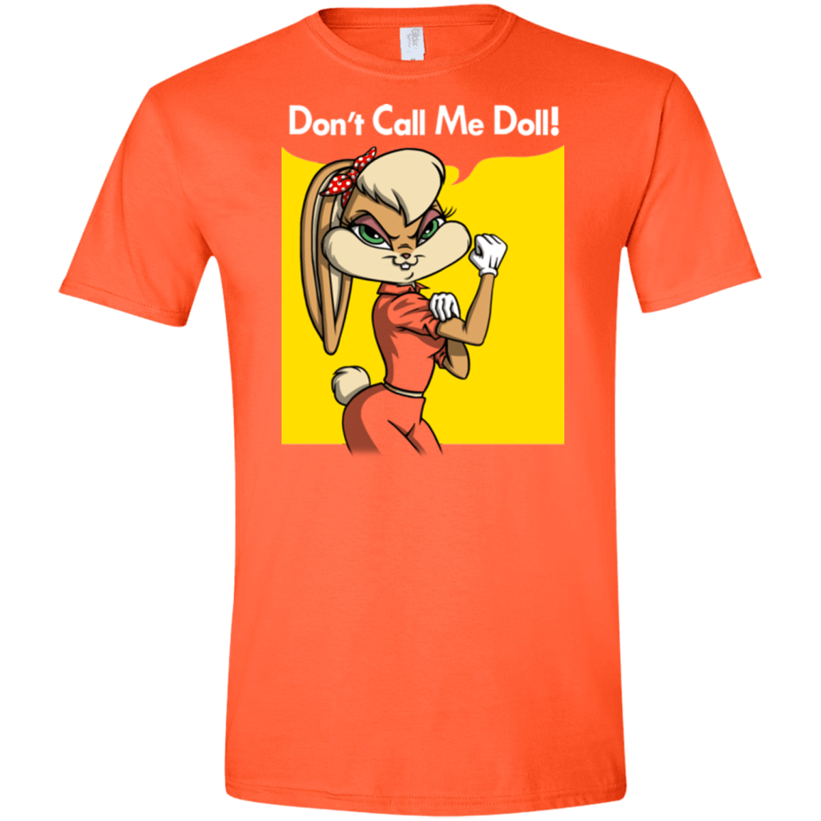 T-Shirts Orange / S Lola Dont Call me Doll Men's Semi-Fitted Softstyle