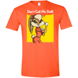 T-Shirts Orange / S Lola Dont Call me Doll Men's Semi-Fitted Softstyle