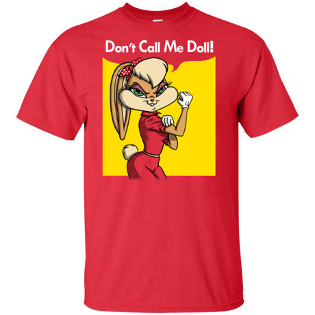T-Shirts Red / XLT Lola Dont Call me Doll Tall T-Shirt