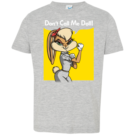 T-Shirts Heather Grey / 2T Lola Dont Call me Doll Toddler Premium T-Shirt