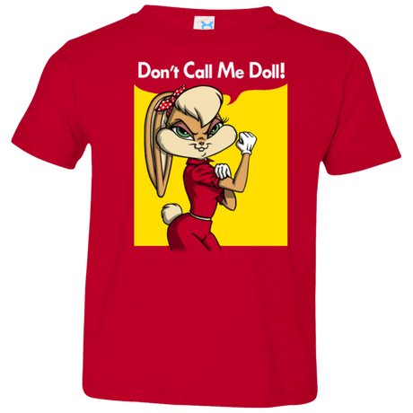 T-Shirts Red / 2T Lola Dont Call me Doll Toddler Premium T-Shirt