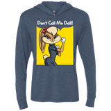 T-Shirts Indigo / X-Small Lola Dont Call me Doll Triblend Long Sleeve Hoodie Tee